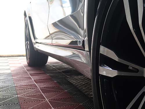 アルミニウムランニングボード装着前