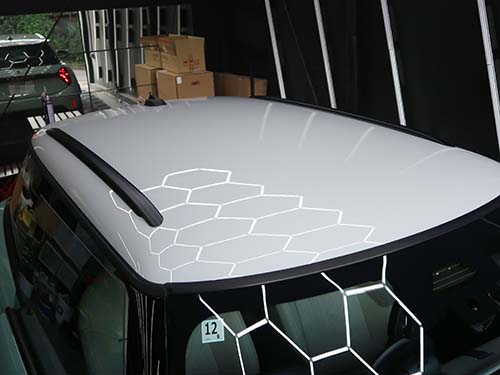 MINI クーパーC F66 ルーフレール後付装着