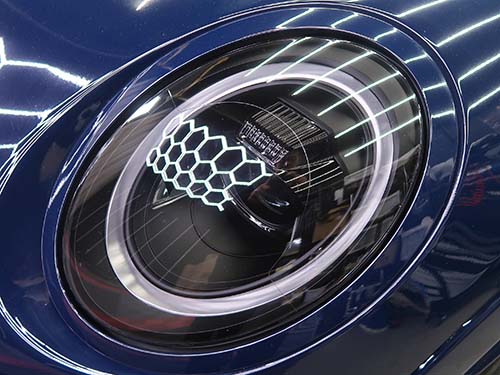 ダイヤモンドスウェル製ヘッドライトプロテクションフィルム（ブラックグレイ）