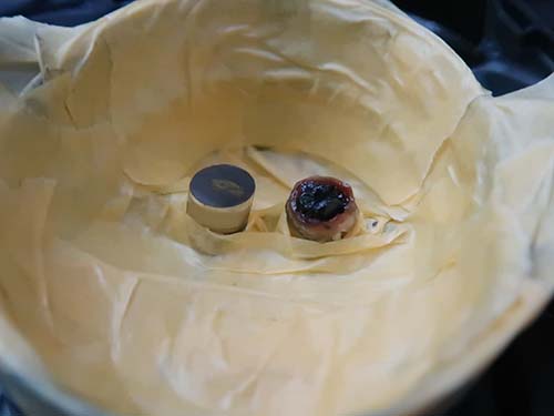 焼損している部分を削り落とし、導光面を平滑で光沢のある状態へ仕上げ