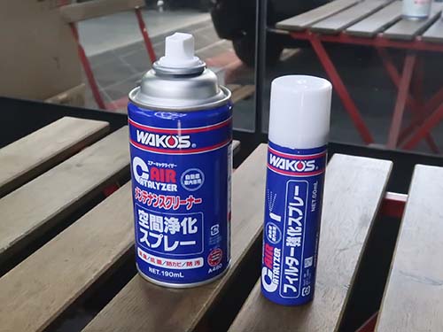 WAKO'S製エアーキャタライザーを施工