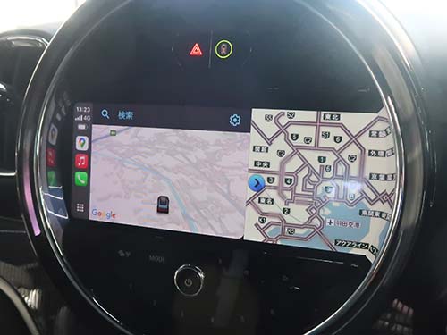 マップ・音楽・通話・メッセージなどを車両モニター上でスムーズに操作