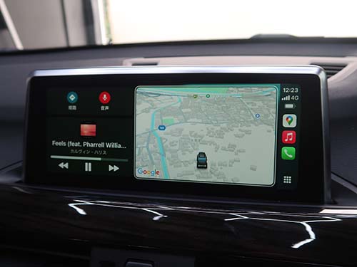 CarPlay画面をフルスクリーン表示へ切り替え