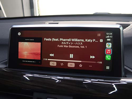 ナビアプリや音楽アプリを広い画面で表示でき、視認性と操作性が向上