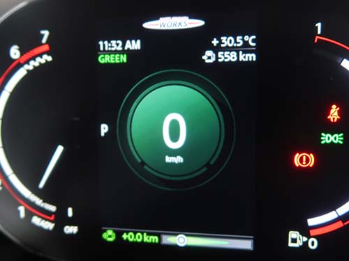 MINI コンバーチブル F57 デジタルメーター