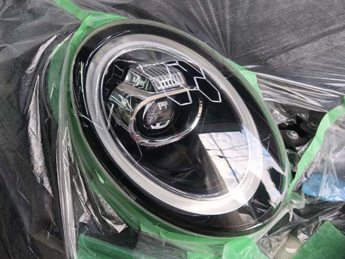 MINI F56 ヘッドライト レンズ再生