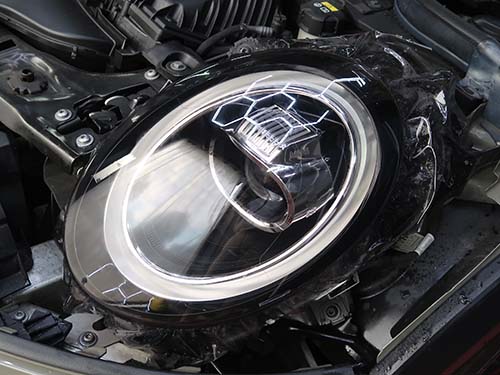 ダイヤモンドスウェル製 プロテクションフィルム(ブラックグレイ) を施工