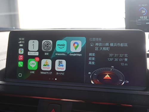 BMW 2シリーズクーペ F22 カープレイ有効化。