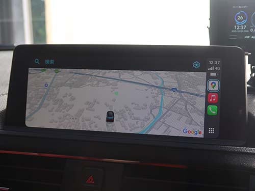 フルスクリーンのカープレイで有効化