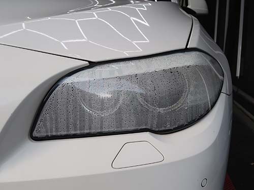 目視でも分かるほどの大量の水分混入