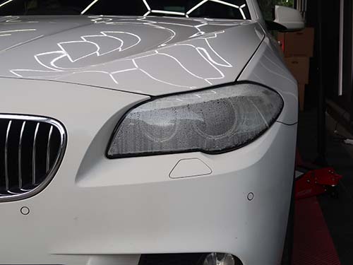 目視でも分かるほどの大量の水分混入