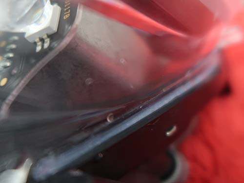 劣化部を中心にコーキング処理を実施