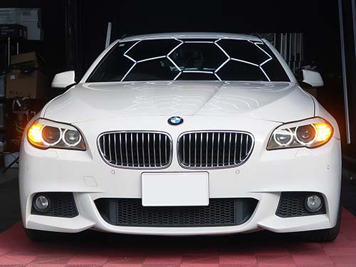 BMW 5シリーズツーリング F11 ヘッドライト修理