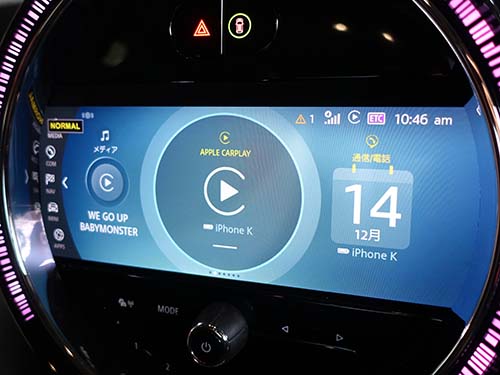 ミニ F55 クーパーSD CarPlay有効化
