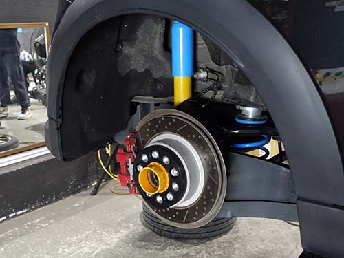 MINI ハッチバック F56 ワイドトレッドスペーサー装着