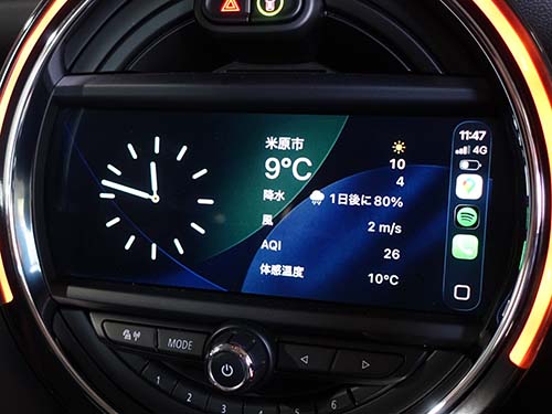 ミニ F55 クーパー カープレイ有効化