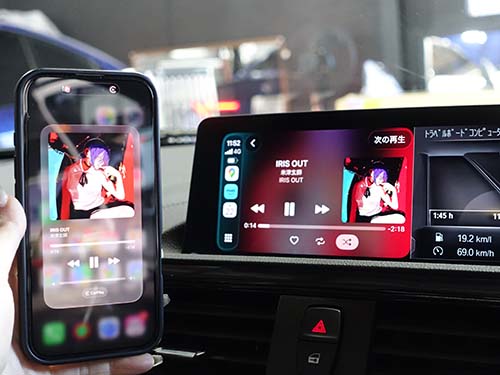 純正Apple CarPlayの有効化