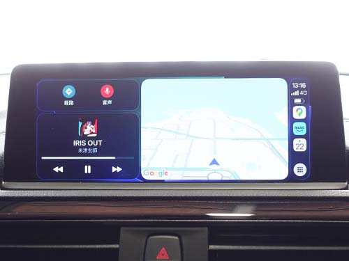 フルスクリーン表示でカープレイ有効化