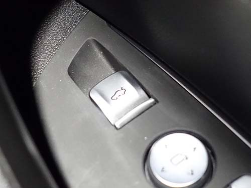 運転席ドアのトランクリッドスイッチ操作で電動トランク ワンタッチクローズ有効化