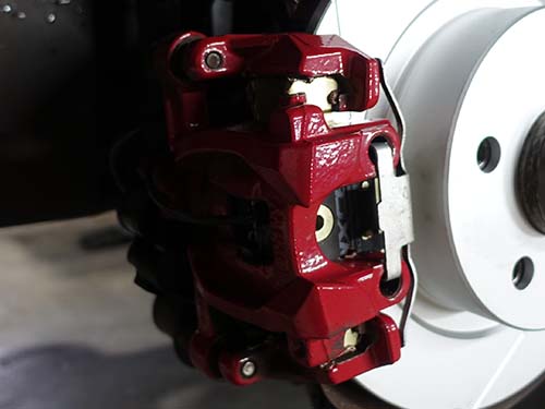 ミニ F56 JCW DIXCEL製ブレーキディスク&低ダストパッド交換