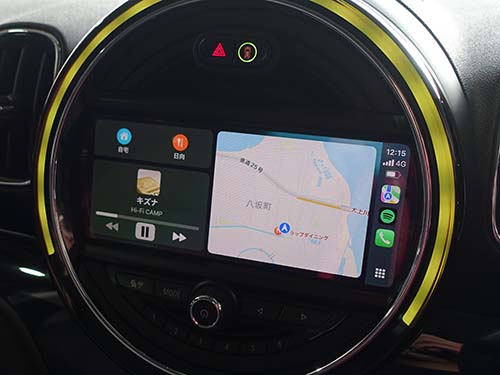 MINI クロスオーバー F60 カープレイ フルスクリーンで有効化