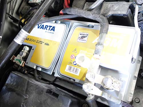 VARTA製AGMバッテリー交換
