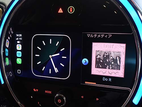 CarPlayは2/3画面表示での動作