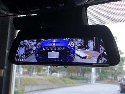 MINI F57 デジタルミラー装着