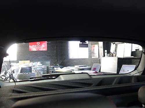 ミニ カントリーマン U25 デジタルミラーのドライブレコーダー装着