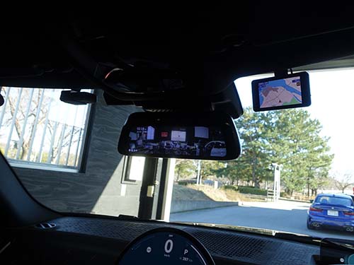 ユピテル製レーザー／レーダー探知機（ZK3100）を装着