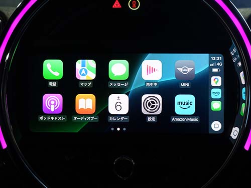 ミニ F60 フルスクリーン CarPlay有効化