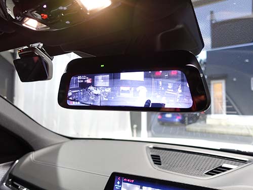 a/tack製デジタルミラードライブレコーダー（AT-DMDL9350A）を装着