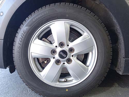 ホイール裏側まで含めた洗浄