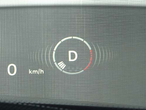 ヘッドアップディスプレイ(HUD)スポーツ表示にシフトポジション表示有効化