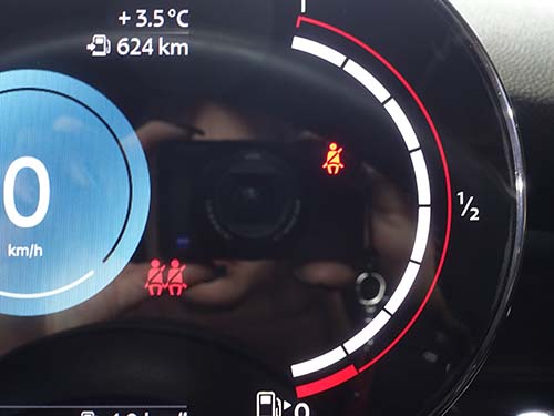 シートベルト非装着時の警告音無効化