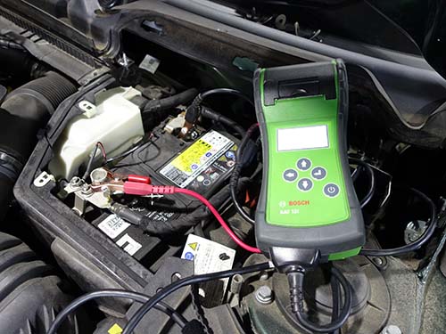 バッテリー点検を実施