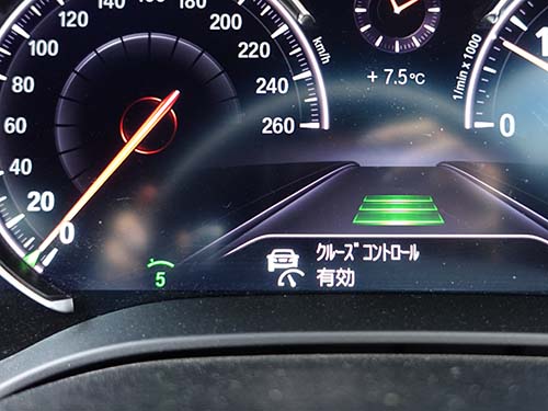 ACCの動作初期速度変更（5km/h）