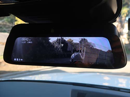 a/tack製デジタルミラー型ドライブレコーダー