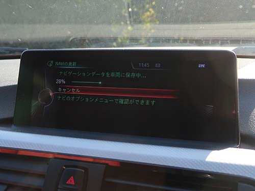 BMW 4シリーズクーペ F32 地図更新