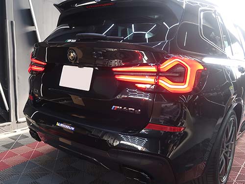 BMW G01 X3 LCIテールライトへアップデート