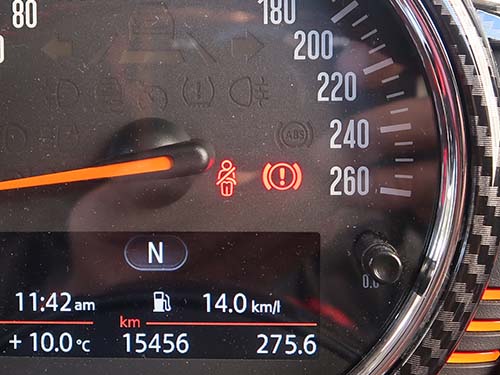 MINI F56 クーパーS コーディング｜シートベルト非装着時の警告音無効化（警告灯は点灯）