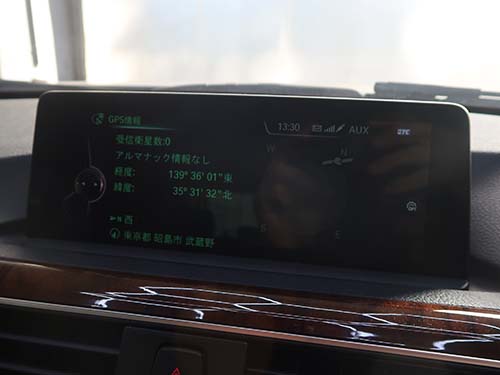 BMW 3シリーズセダン F30 GPS不良