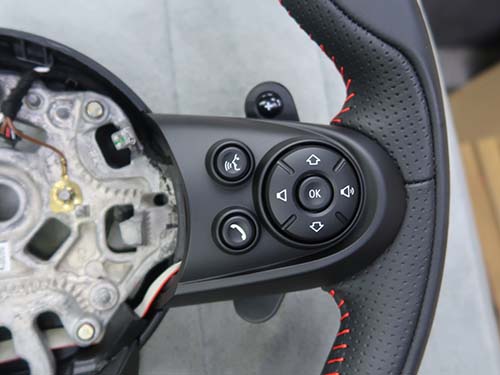 MINI F55 パドルシフトとクルーズコントロールを後付