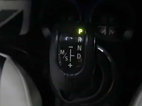 シフトポジションも正常に認識されることを確認