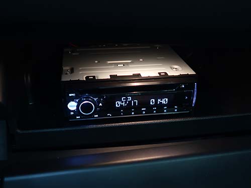 ミニ F56 CDプレーヤー装着