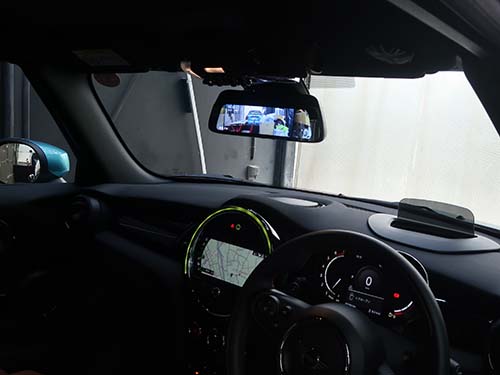 コンバチ必須!MINI F57 JCW デジタルミラードライブロガー装着