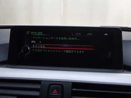 2014年式BMW 3シリーズツーリング F31 地図更新