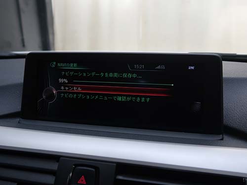 2014年式BMW 3シリーズツーリング F31 地図更新