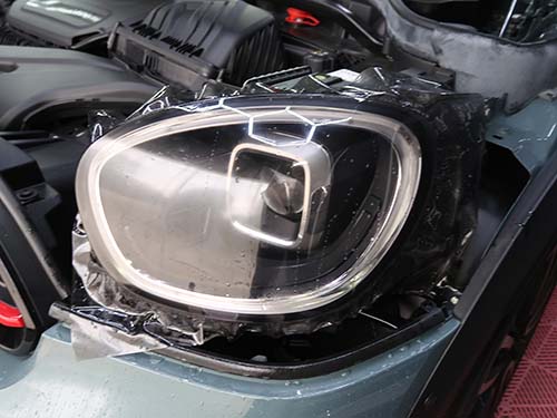 ダイヤモンドスウェル製プロテクションフィルム（ブラックグレイ）を施工