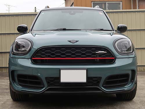 MINI クロスオーバー F60 プロテクションフィルムをヘッドライトへ施工